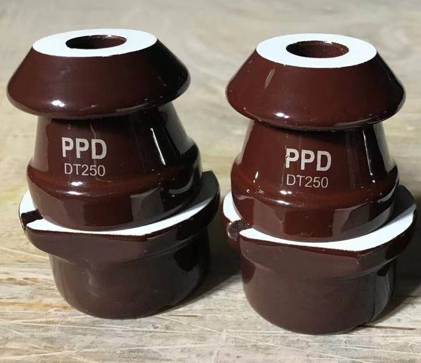δακτύλιος πορσελάνης μετασχηματιστών 1kV 250A με καφετή που βερνικώνεται