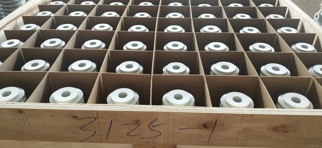 IEC τυποποιημένος 36kV 12Sheds μονωμένος αέριο cOem χρώματος δακτυλίων λευκός